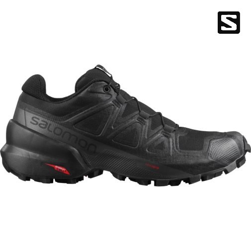 Sapatilhas Trail Running Salomon Speedcross 5 Feminino Pretas | PT S63571